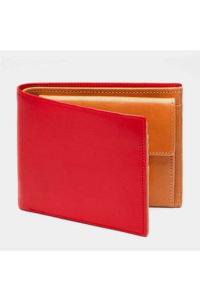 کیف پول قرمز مردانه ابعاد کوچک ANTORINI - کد 815866874