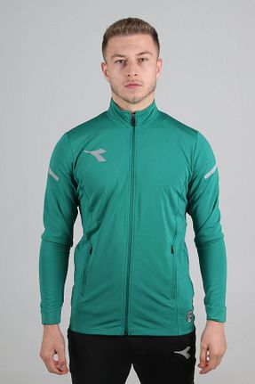 سوئیشرت اسپرت سبز مردانه تنگ Diadora - کد 806564014