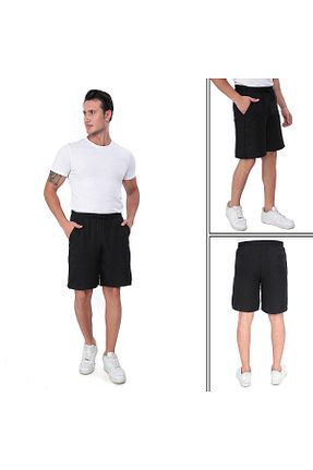 شلوارک و برمودا مشکی زنانه فاق بلند SAUNA SUIT - کد 845426011