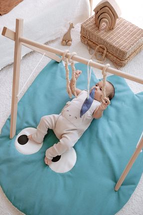 اسباب بازی متحرک فیروزه ای DERY BABY - کد 815019383