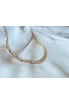 گردنبند استیل ( فولاد ) طلائی زنانه استیل (فولاد) DIYECA - کد 810133817
