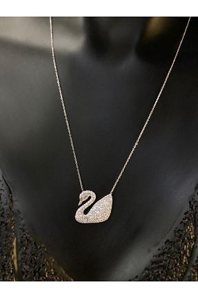 گردنبند نقره سفید زنانه 925 عیار vogutima jewelery&silver by timuçin mavili - کد 466996973