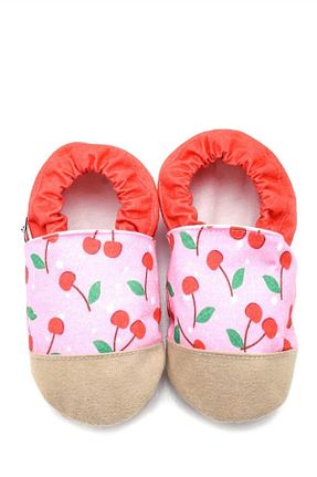 پاپوش قرمز بچه گانه پارچه ای First Step - کد 136676514