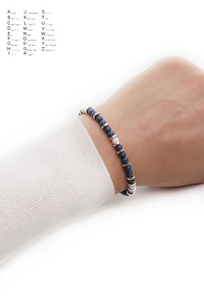 دستبند نقره سرمه ای زنانه 925 عیار morsecodesign - کد 701543783