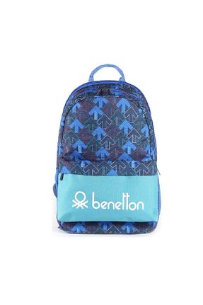 کیف مدرسه آبی بچه گانه پارچه ای Benetton - کد 756308904