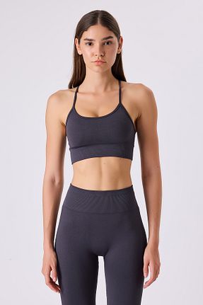 رکابی اسپرت طوسی زنانه لیکرا Strongfit - کد 811138227