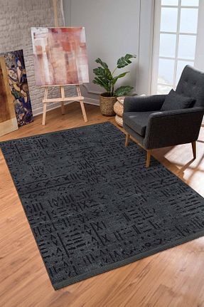 فرش طوسی زیره ضد لغزش Aden - کد 845561587