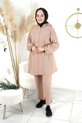 شلوار قهوه ای زنانه بافتنی MASSİMO DONNA - کد 845557534