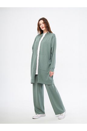 ست گرمکن سبز زنانه اورسایز Fezzal - کد 838461294