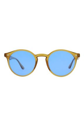 عینک آفتابی قهوه ای زنانه 50 UV400 پلاستیک گرد کد 710990946