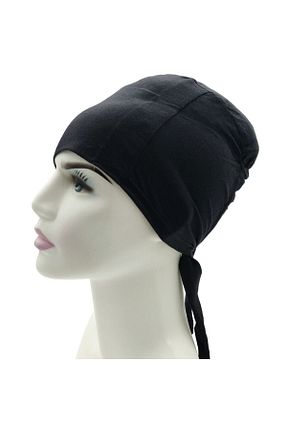 کلاه شنای حجاب مشکی زنانه PAKER GİYİM - کد 311871551