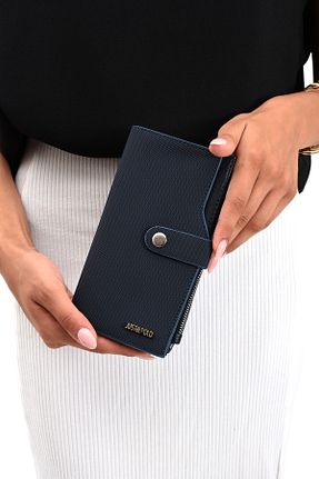 کیف پول سرمه ای زنانه سایز متوسط Just Polo - کد 842437594
