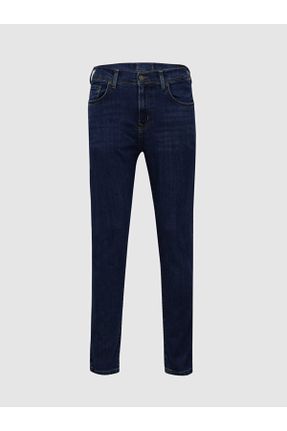 شلوار جین سرمه ای مردانه پاچه تنگ استاندارد کد 338187911