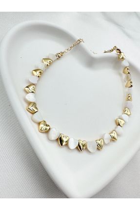 خلخال جواهری طلائی زنانه فولاد ( استیل ) کد 832728429