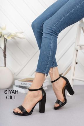 کفش کلاسیک مشکی زنانه چرم مصنوعی پاشنه کوتاه ( 4 - 1 cm ) پاشنه ساده کد 280718385