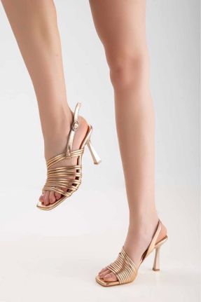 کفش مجلسی متالیک زنانه پاشنه نازک پاشنه متوسط ( 5 - 9 cm ) چرم لاکی کد 681704191