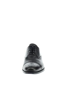 کفش کلاسیک مشکی مردانه چرم طبیعی پاشنه کوتاه ( 4 - 1 cm ) پاشنه نازک کد 737036129