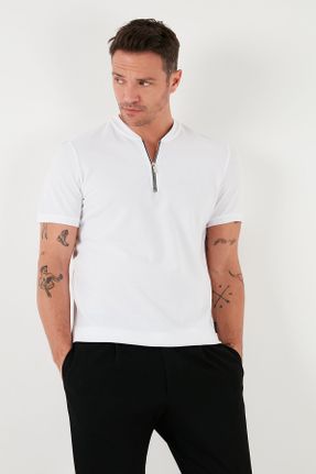 تی شرت سفید مردانه رگولار کد 711592250