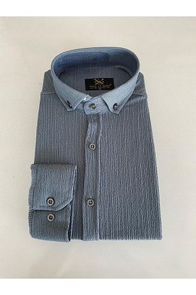 پیراهن سرمه ای مردانه اسلیم فیت ASSENTE - کد 834575645