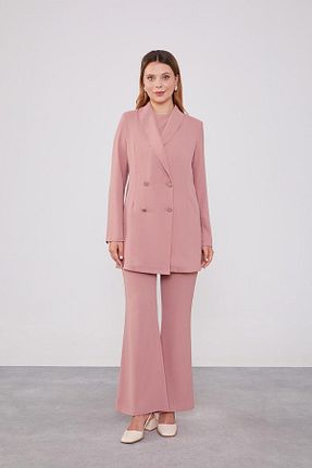 ست بالاتنه و پائین تنه حجاب صورتی زنانه Blazer Levidor - کد 845340320