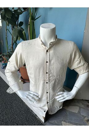 پیراهن بژ مردانه رگولار CLASSO - کد 746391060