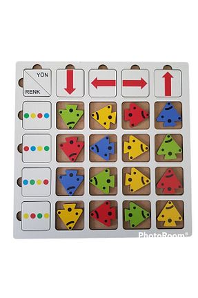 اسباب بازی چوبی رنگی 1+ kaan oyuncak - کد 681376352