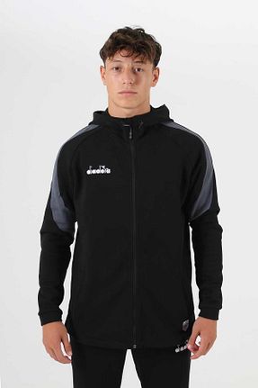 سوئیشرت اسپرت مشکی زنانه تنگ Diadora - کد 800040631