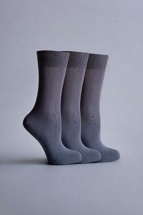 جوراب طوسی مردانه بامبو KaeLaurean - کد 835000052