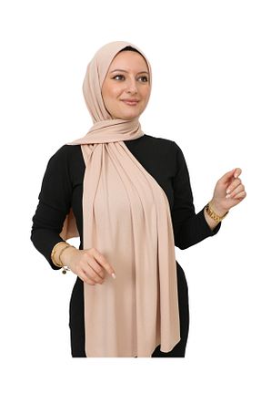 شال بژ زنانه ویسکون Modish Group - کد 845396246