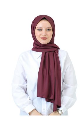 شال زرشکی زنانه پلی استر Modish Group - کد 845402427