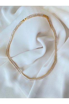 گردنبند استیل ( فولاد ) طلائی زنانه استیل (فولاد) DIYECA - کد 810133817