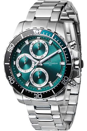 ساعت مچی زرشکی مردانه 41-45 میلی متر Pierre Cardin - کد 845514599