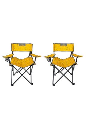 صندلی کمپ نارنجی فلزی 2
