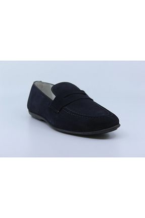 کفش کژوال سرمه ای مردانه چرم خالص Papuccu - کد 845549335