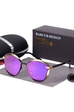 عینک آفتابی بنفش زنانه UV400 Barcur - کد 313666965