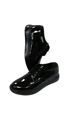 کفش آکسفورد مشکی بچه گانه چرم لاکی KAFKASLAR AYAKKABI - کد 845570166