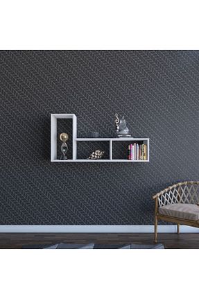 قفسه کتاب سفید 123 سانتی متر Dienni - کد 833104374