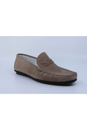 کفش کژوال بژ مردانه چرم خالص Papuccu - کد 845549187