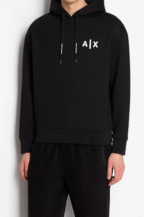 سوئیشرت مشکی مردانه چاپی Armani Exchange - کد 845587653