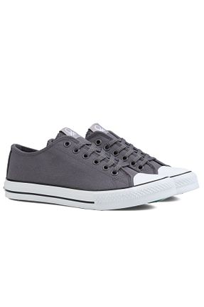کفش اسنیکر طوسی زنانه بند دار Benetton - کد 801499190