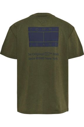 تی شرت خاکی مردانه رگولار کد 811002576