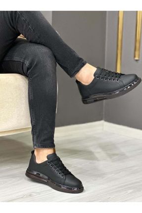 کفش کژوال مشکی مردانه چرم طبیعی پاشنه کوتاه ( 4 - 1 cm ) پاشنه ساده کد 832153846