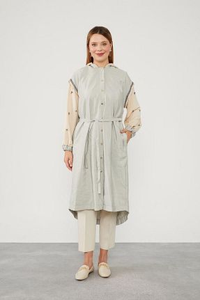 ترنچکت حجاب سبز Levidor - کد 845306338