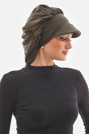 کلاه شنای حجاب خاکی زنانه Ritagarcia - کد 845229023