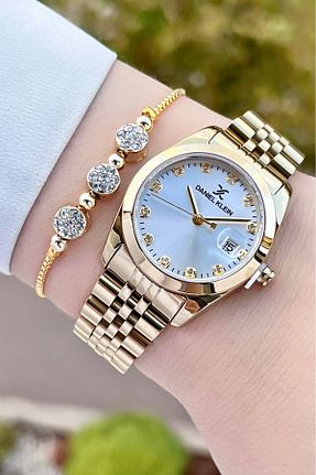 ساعت مچی زرد زنانه 26-30 میلی متر Daniel Klein - کد 845491260