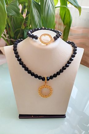 گردنبند جواهر رنگی زنانه منجق TwinsCollection - کد 845365246