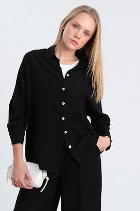 پیراهن مشکی زنانه اورسایز Suzi butik - کد 810347790