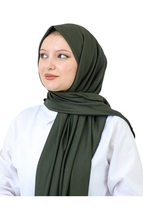 شال خاکی زنانه پلی استر Modish Group - کد 845414595