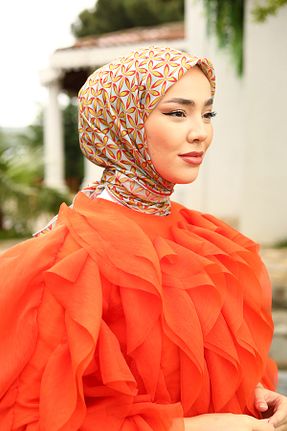 روسری سبز پنبه ای Silk Home - کد 845427635