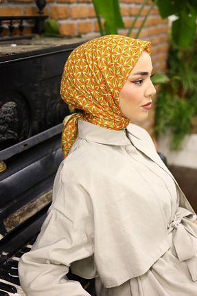 روسری سبز پنبه ای Silk Home - کد 845427580